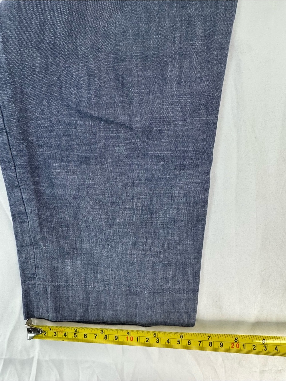 Express MenSlim Crop Chinos in Blue-Gray - Picture 4 of 6